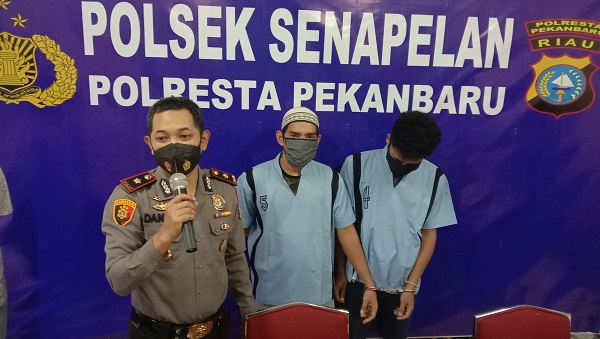 Jumpa pers kasus Narkoba Kampung Dalam Pekanbaru | HalloRiau.com